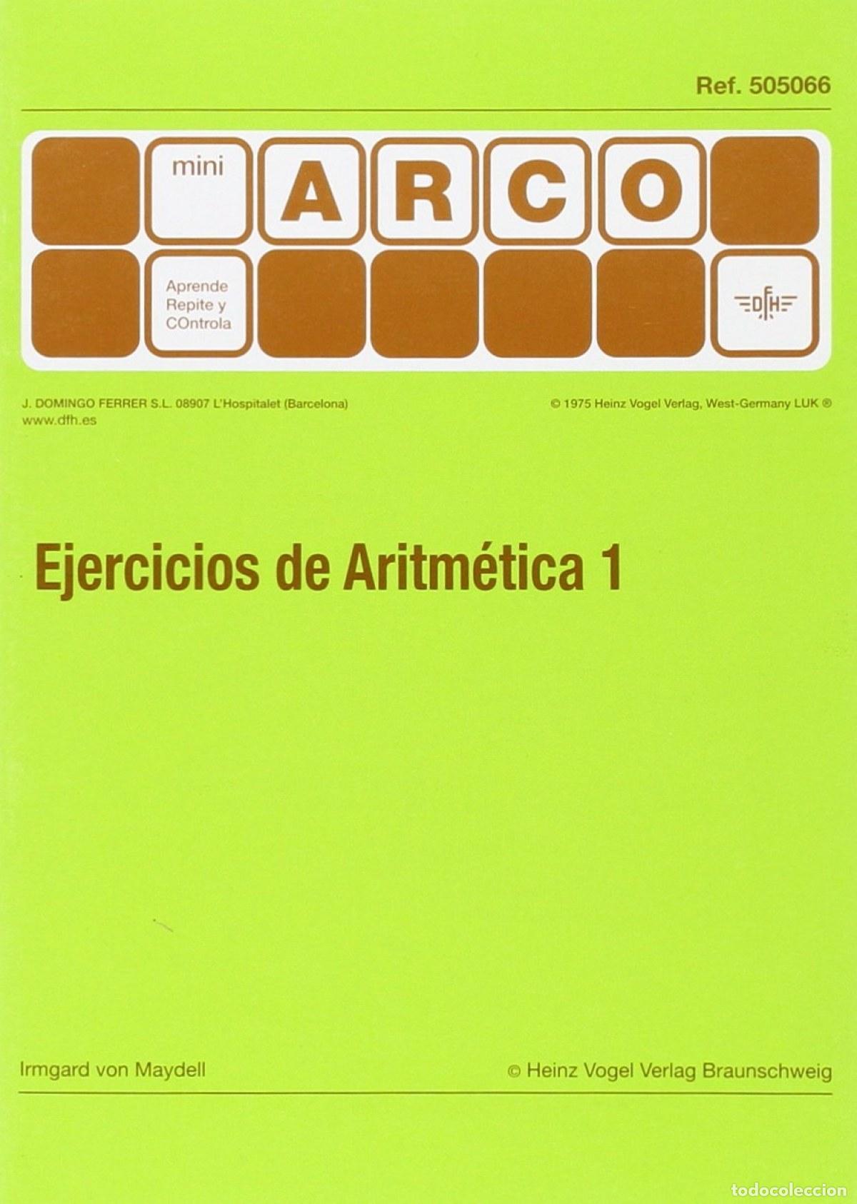 Livros: EJERCICIOS ARITMETICA 1 - Varios autores