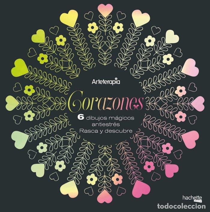 Libros: ARTETERAPIA CORAZONES 6 DIBUJOS MAGICOS - AA.VV.