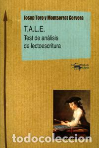 Libros: TALE TEST DE ANALISIS DE LECTOESCRITURA - TORO, JOSEP