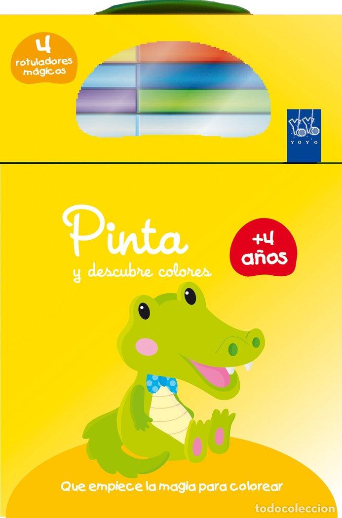 B&uuml;cher: PINTA Y DESCUBRE COLORES MAS 4 A&Ntilde;OS COCODRILO - AA.VV