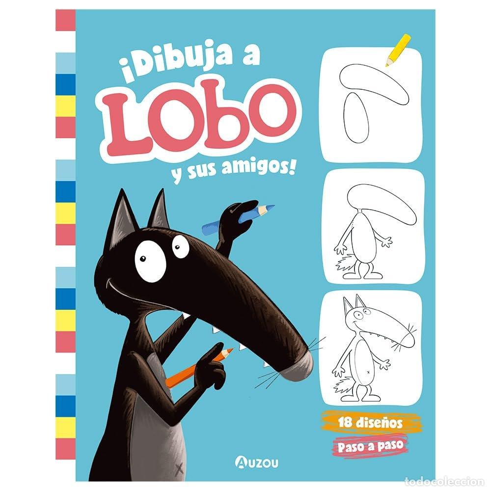 books: DIBUJA A LOBO Y SUS AMIGOS - LALLEMAND, ORIANNE