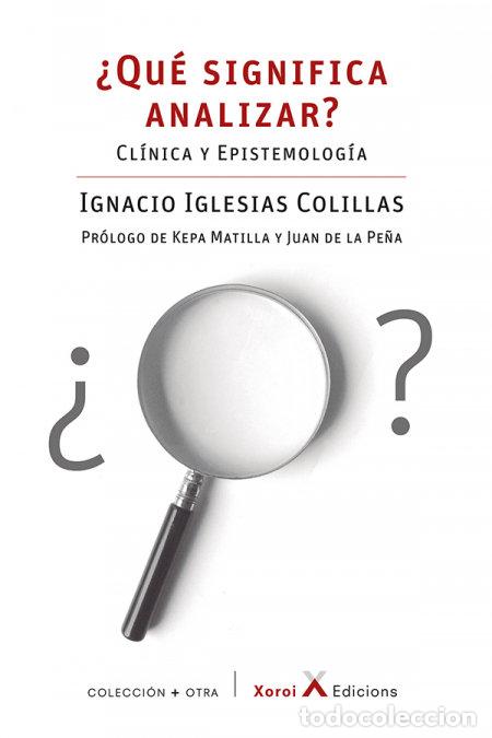 Libros: QUE SIGNIFICA ANALIZAR - IGLESIAS COLILLAS, IGNACIO