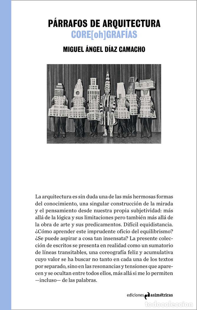 Livros: PARRAFOS DE ARQUITECTURA - DIAZ CAMACHO, MIGUEL ANGEL