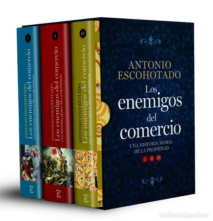 Livres: ESTUCHE TRILOGIA LOS ENEMIGOS DEL COMERCIO - ANTONIO ESCOHOTADO