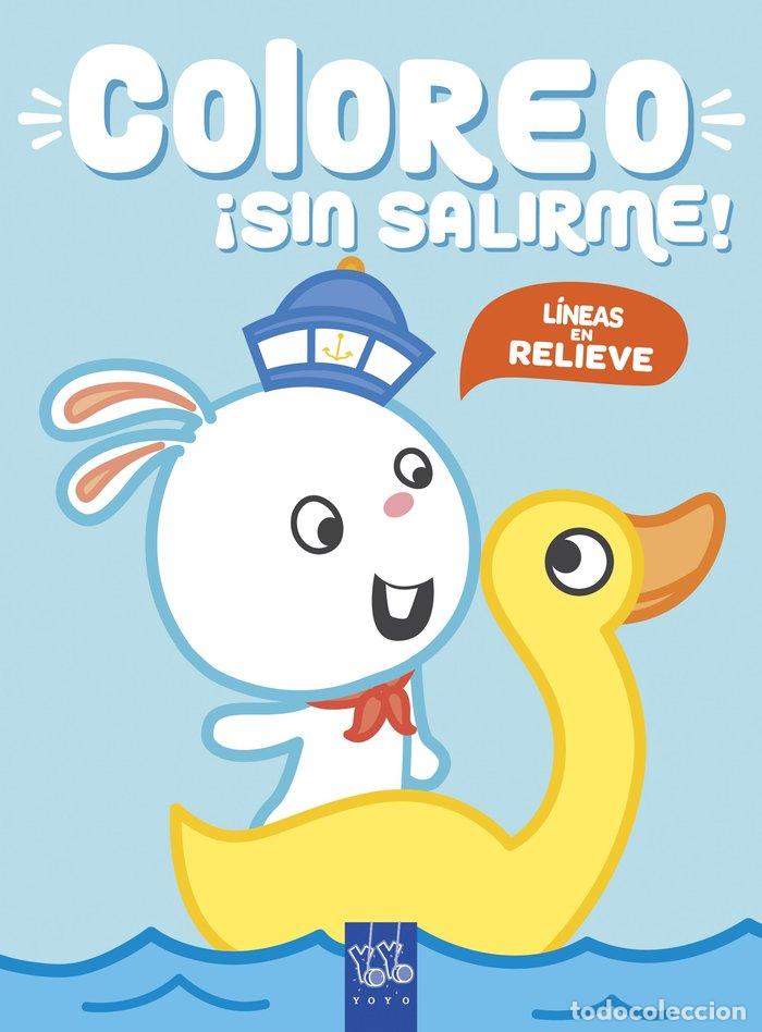 Libros: COLOREO SIN SALIRME CONEJO - YOYO