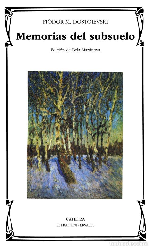 Libros: MEMORIAS DEL SUBSUELO LU - DOSTOIEVSKI, FIODOR M.