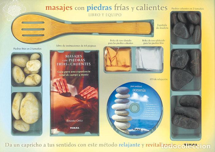 Libros: MASAJES CON PIEDRAS FRIAS Y CALIENTES - ORTIZ, ERNESTO