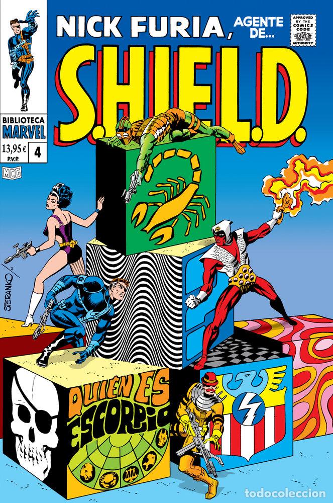 Libros: NICK FURIA AGENTE DE S H I E L D 4 1968 - JIM STERANKO