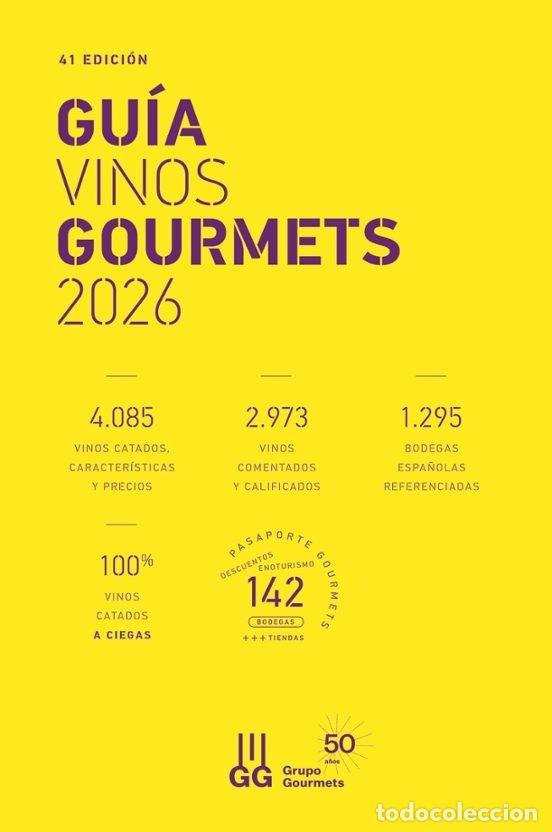 Livres: GUIA VINOS GOURMETS 2026 - COLECTIVO CLUB DE GOURMETS