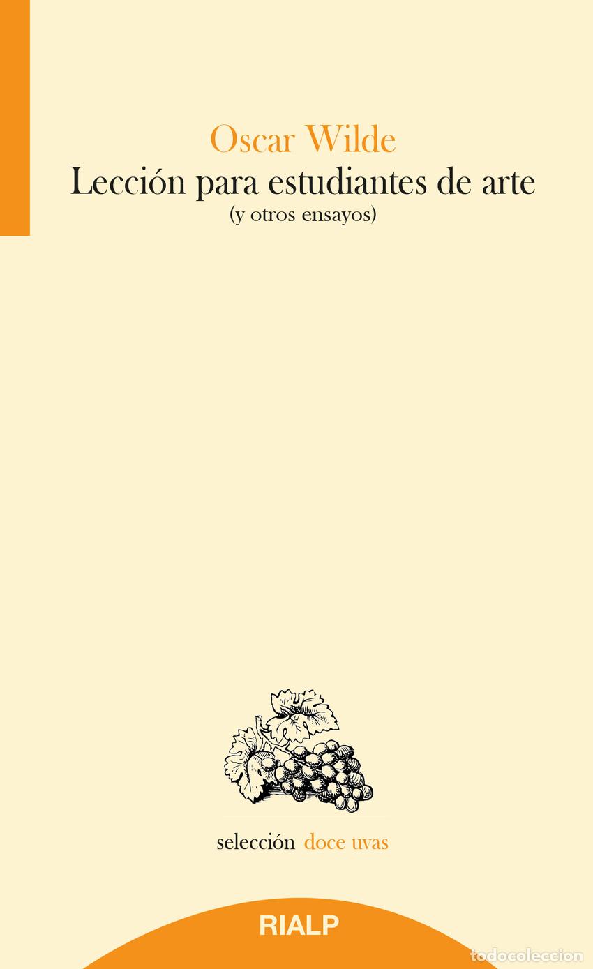 Libros: LECCI&Oacute;N PARA ESTUDIANTES DE ARTE - WILDE, OSCAR