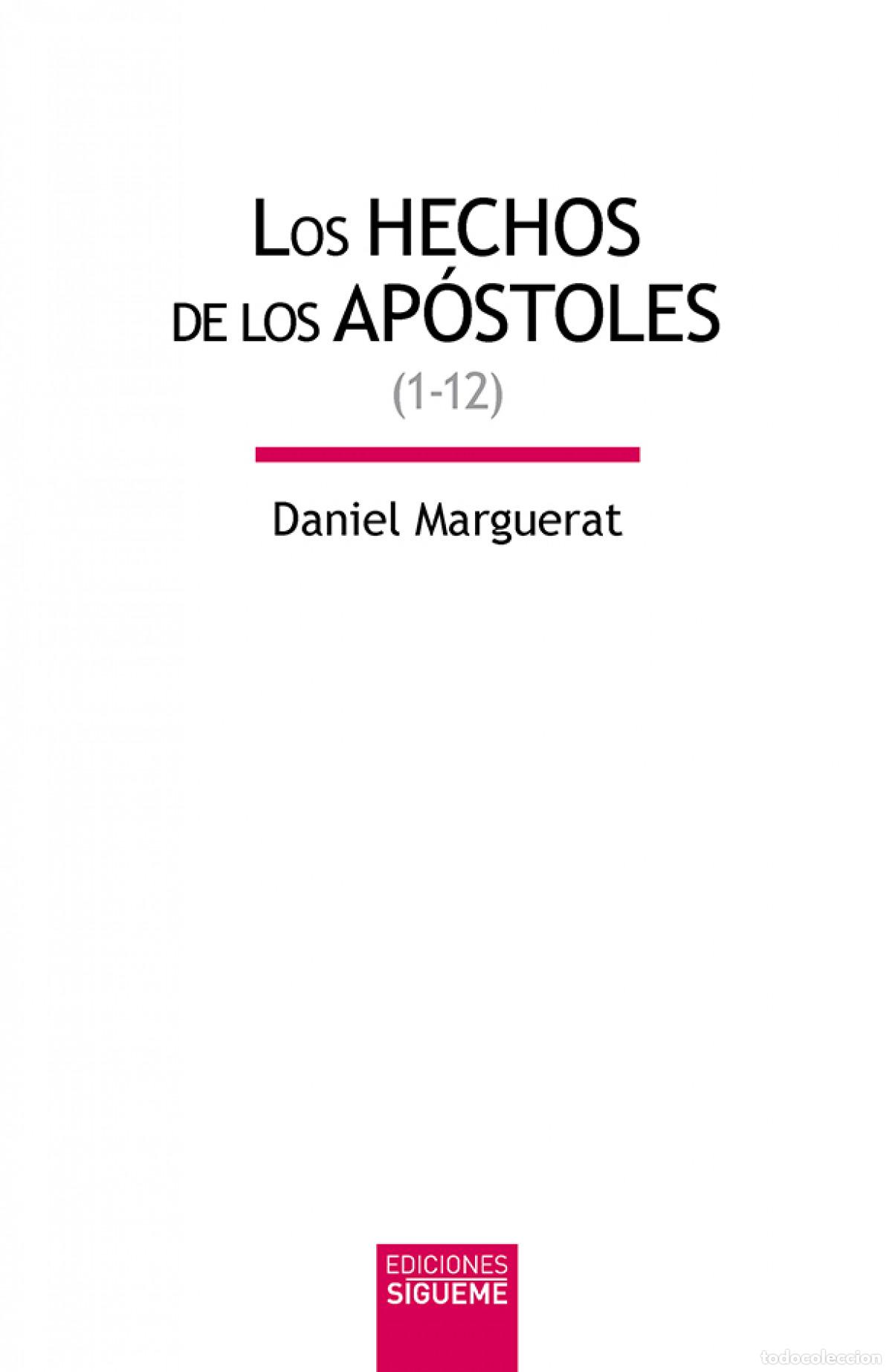 Livros: LOS HECHOS DE LOS AP&Oacute;STOLES (1-12) - Marguerat, Daniel