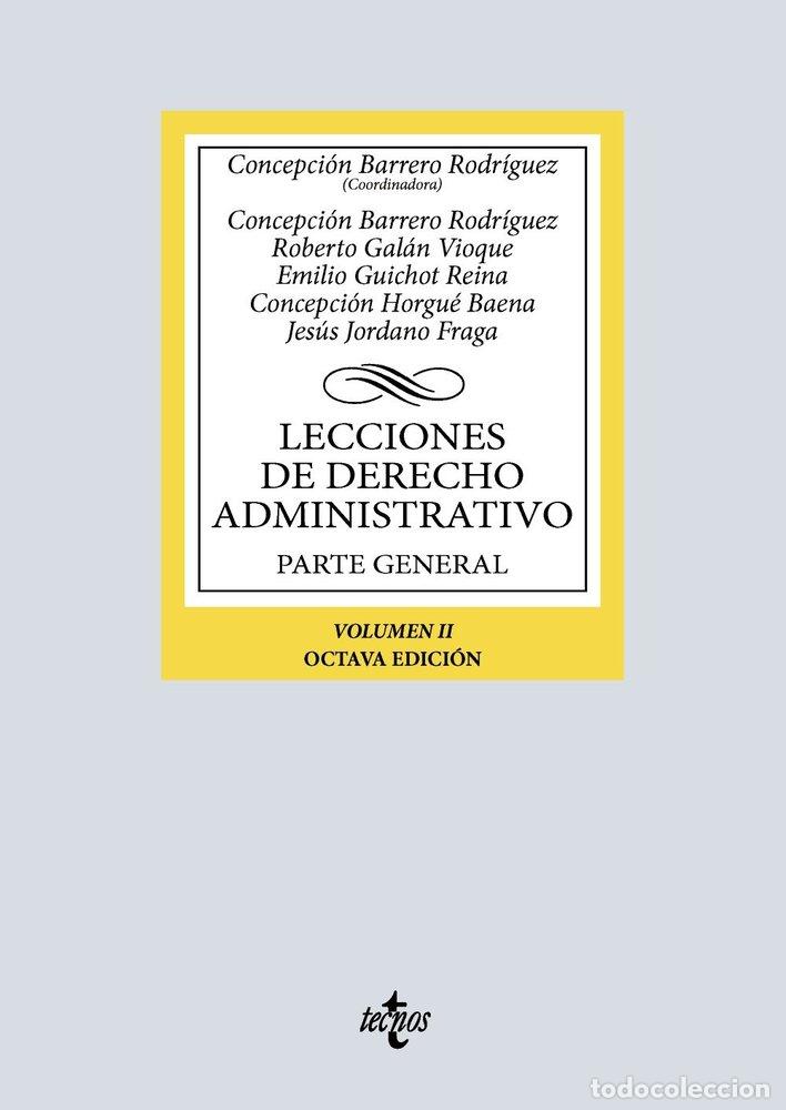 B&uuml;cher: LECCIONES DE DERECHO ADMINISTRATIVO - BARRERO RODRIGUEZ, CONCEPCION