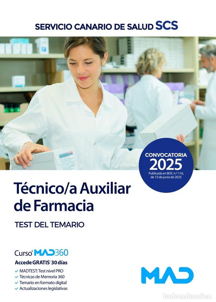 B&uuml;cher: TECNICO/A AUXILIAR FARMACIA TEST TEMARIO SERVICIO CANARIO S - AA.VV