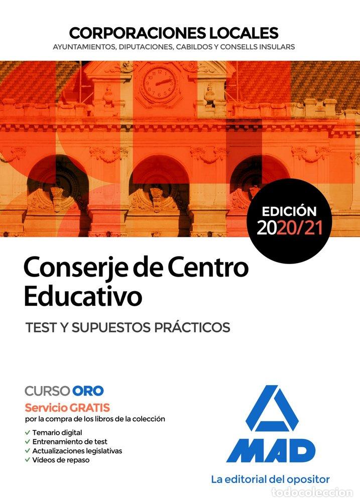 Livres: CONSERJE DE CENTRO EDUCATIVO DE CORPORACIONES LOCALES. TEST - 7 EDITORES