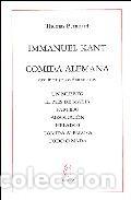 books: IMMANUEL KANT Y COMIDA ALEMANA - BERNHARD, THOMAS