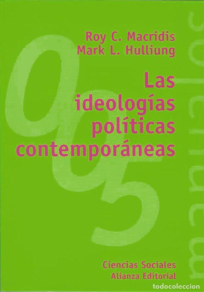 Livres: ALI IDEOLOGIAS POLITICAS CONTEMPORANEAS - MACRIDIS R - HULLIUNG M