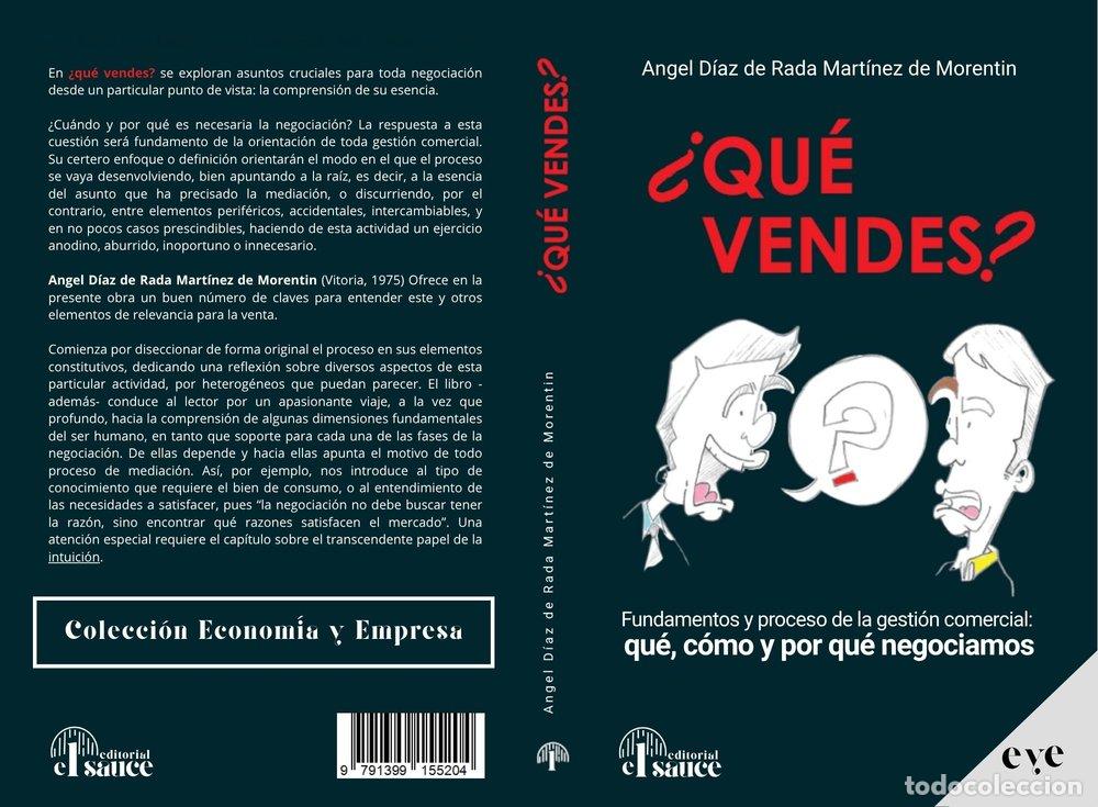B&uuml;cher: &iquest;QUE VENDES? - DIAZ DE RADA MARTINEZ DE MORENTIN, ANGEL