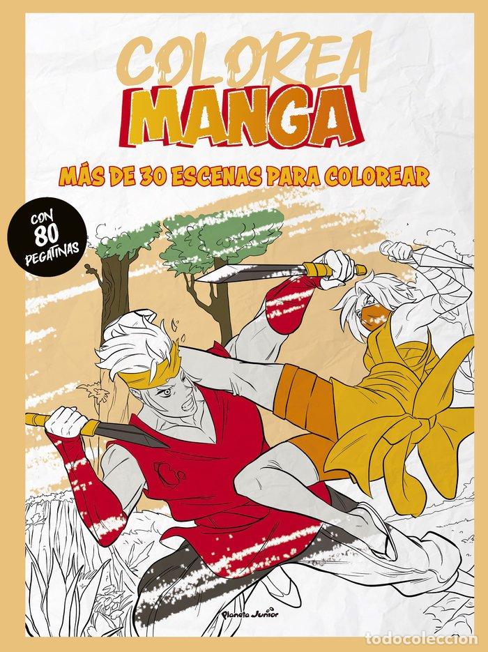 Libros: COLOREA MANGA - AA.VV