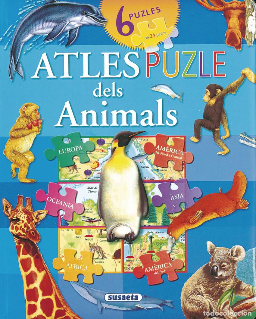 Libros: ATLES PUZLE DELS ANIMALS - Susaeta, Equip
