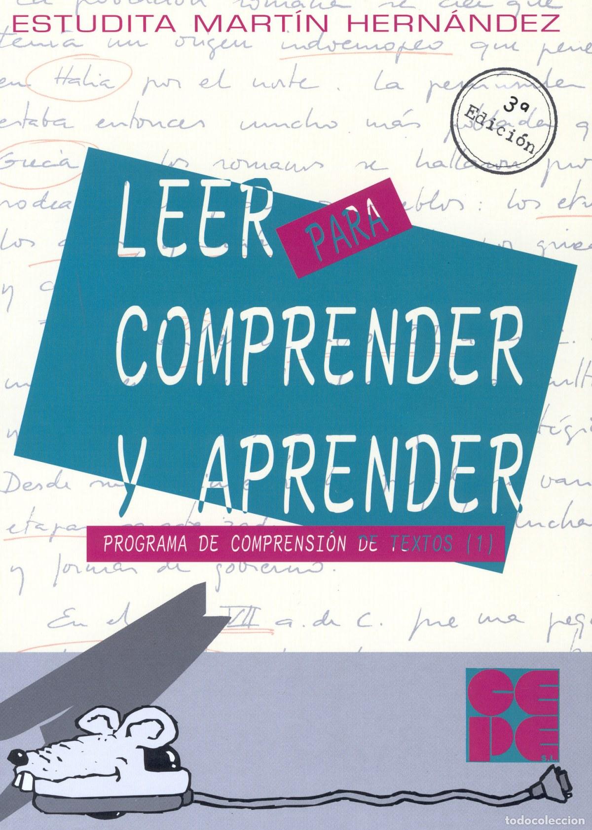Libri: LEER PARA COMPRENDER Y APRENDER 1 - Martin Hernandez