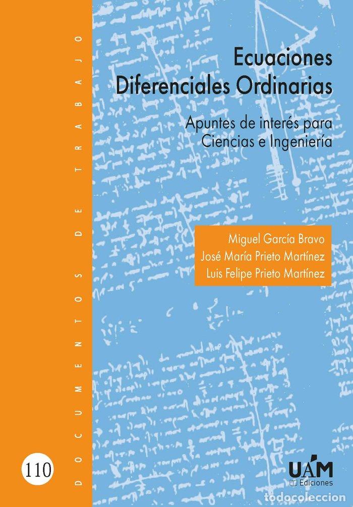 Libros: ECUACIONES DIFERENCIALES ORDINARIAS - GARCIA BRAVO, MIGUEL