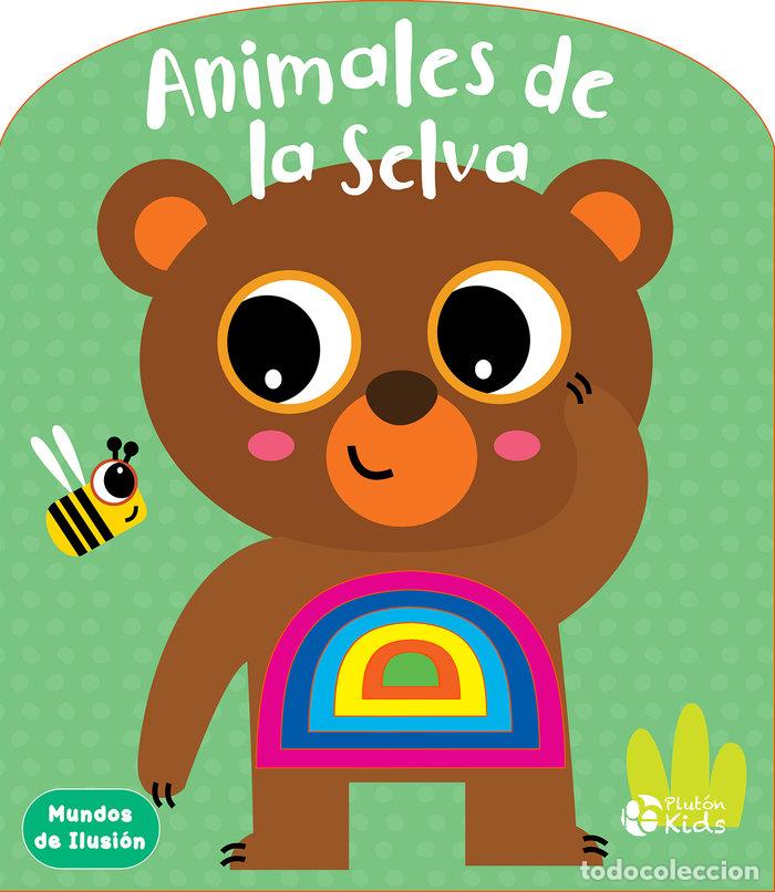 Libros: MUNDOS DE ILUSION ANIMALES DE LA SELVA - VARIOS AUTORES