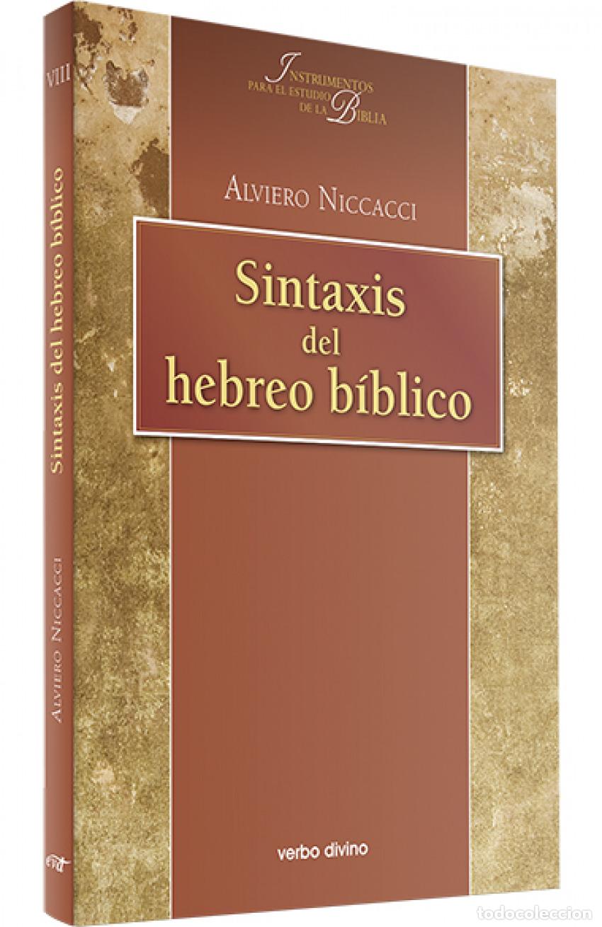 Libros: SINTAXIS HEBREO BIBLICO - Niccacci, Alviero