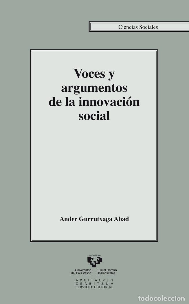 Livros: VOCES Y ARGUMENTOS DE LA INNOVACION SOCIAL - GURRUTXAGA ABAD, ANDER
