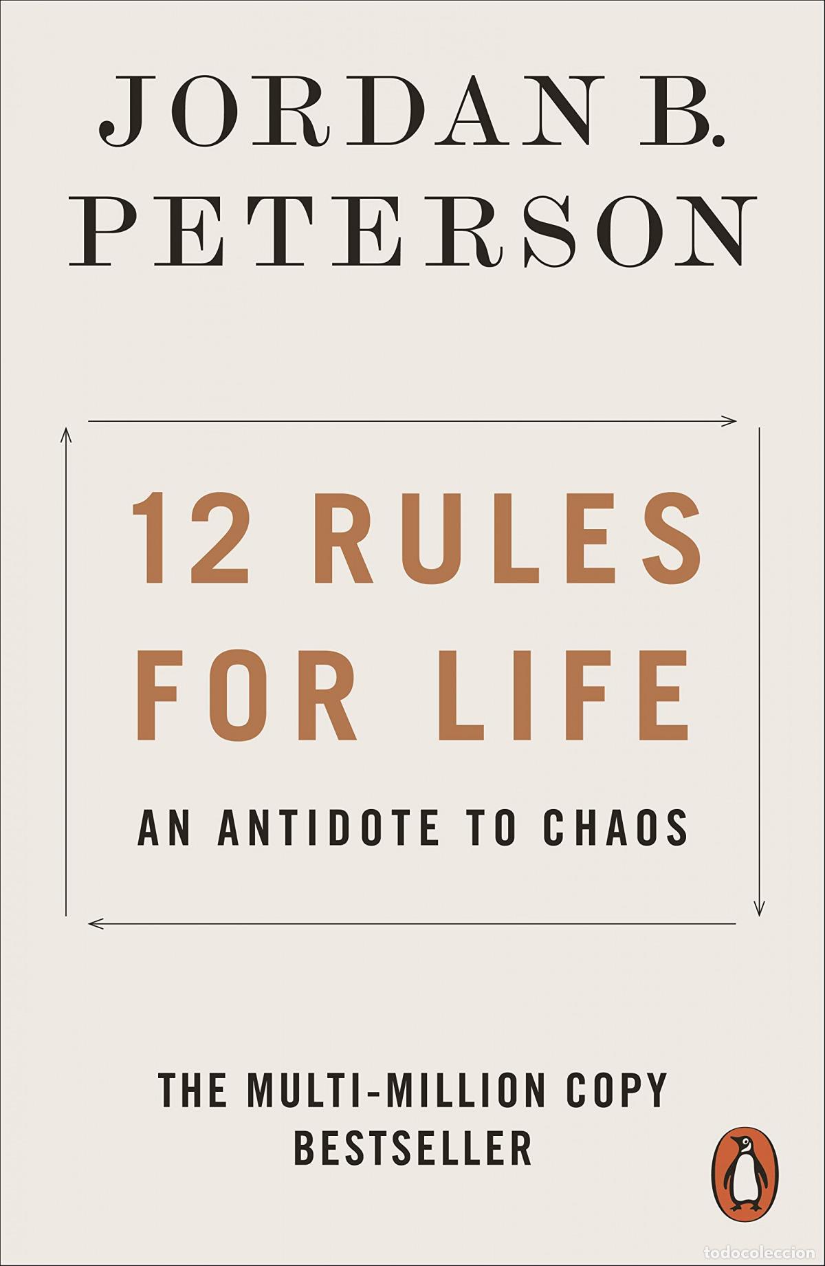Livros: 12 RULES FOR LIFE : AN ANTIDOTE TO CHAOS - Peterson, Jordan B