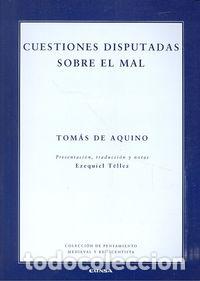 Libros: CUESTIONES DISPUTADAS SOBRE EL MAL 2&ordf;ED - TOMAS DE AQUINO