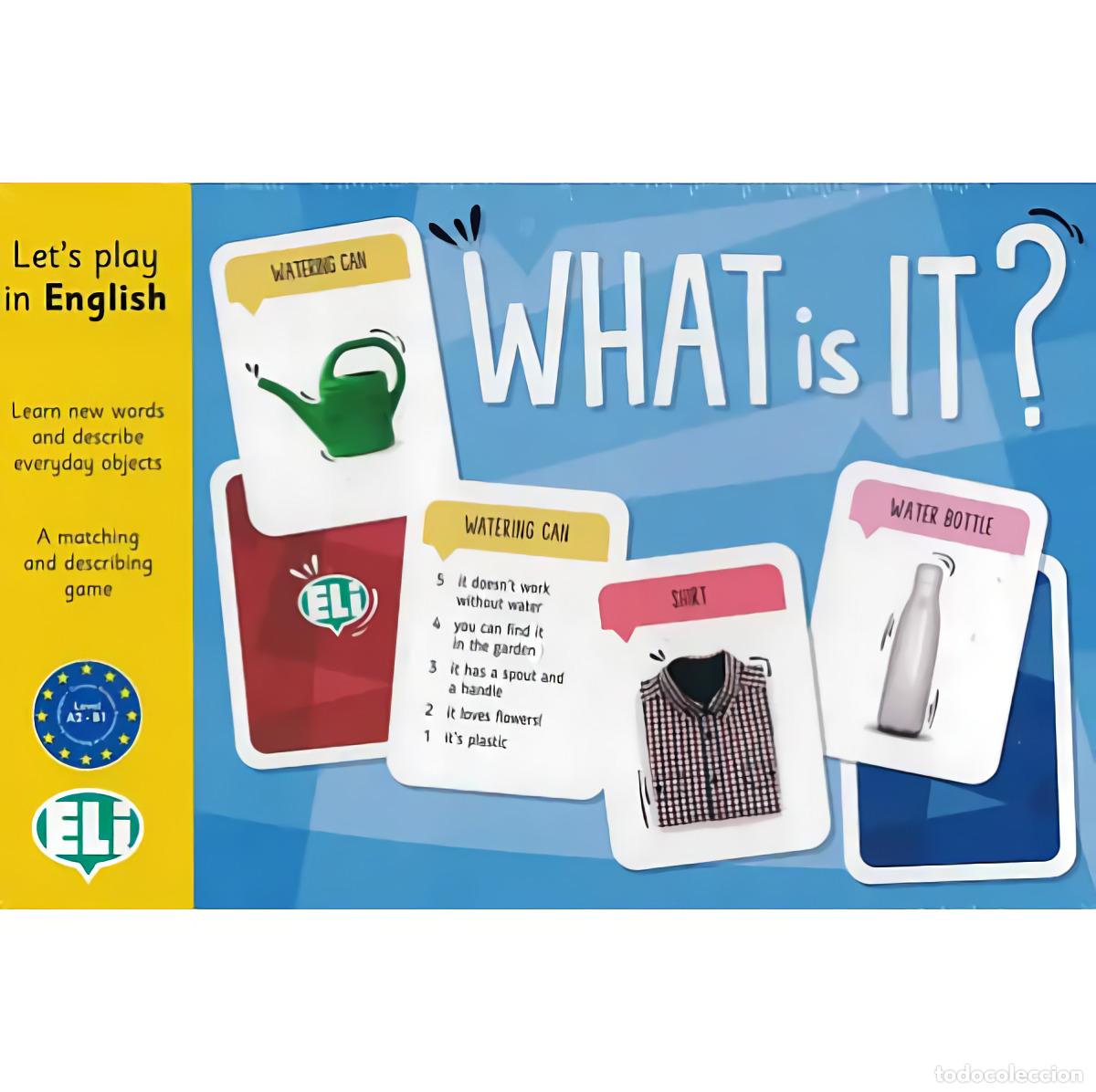 Libri: WHAT IS IT? (LETS PLAY IN ENGLISH) CAJA JUEGO - Varios autores