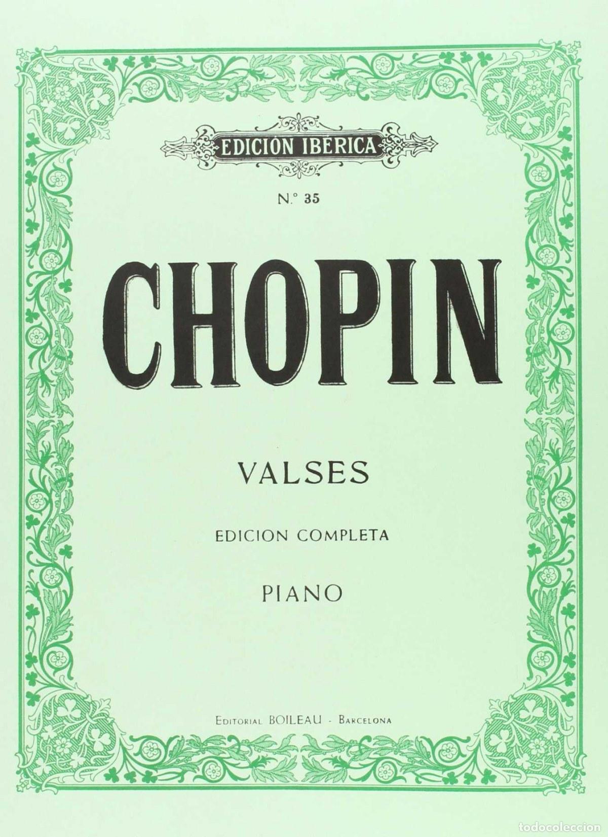 Libros: VALSES - Chopin, Frederic