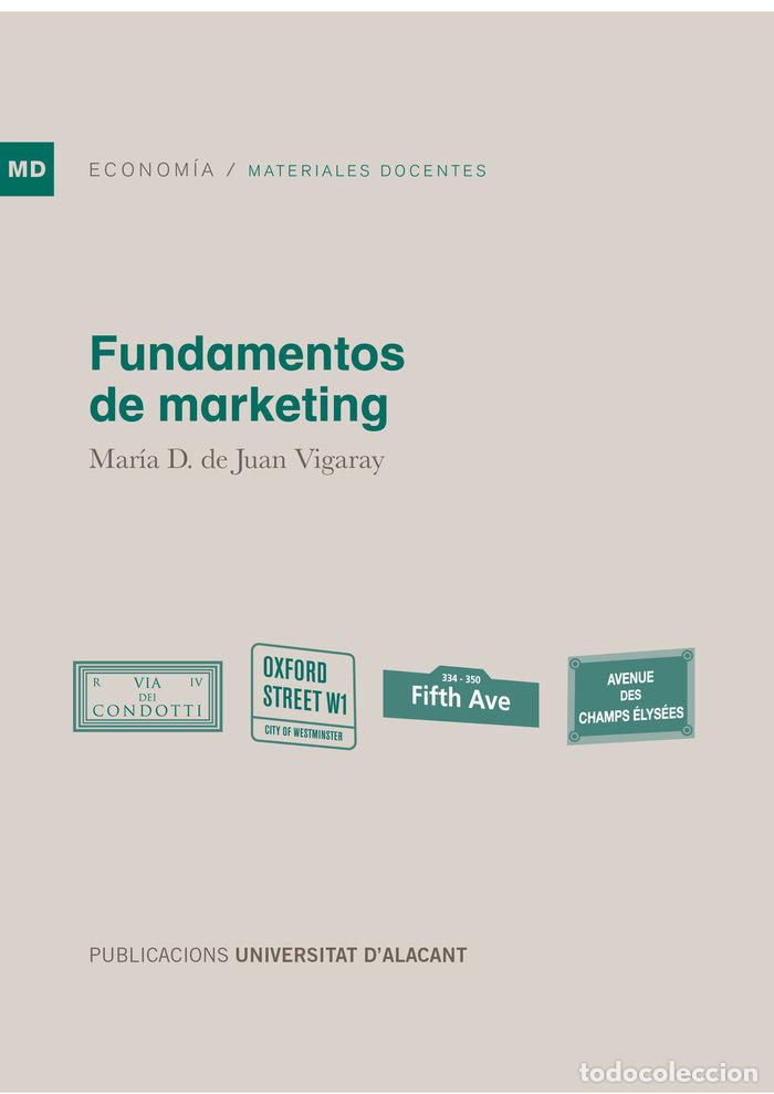 Livres: FUNDAMENTOS DE MARKETING - DE JUAN VIGARAY, MARIA DOLORES