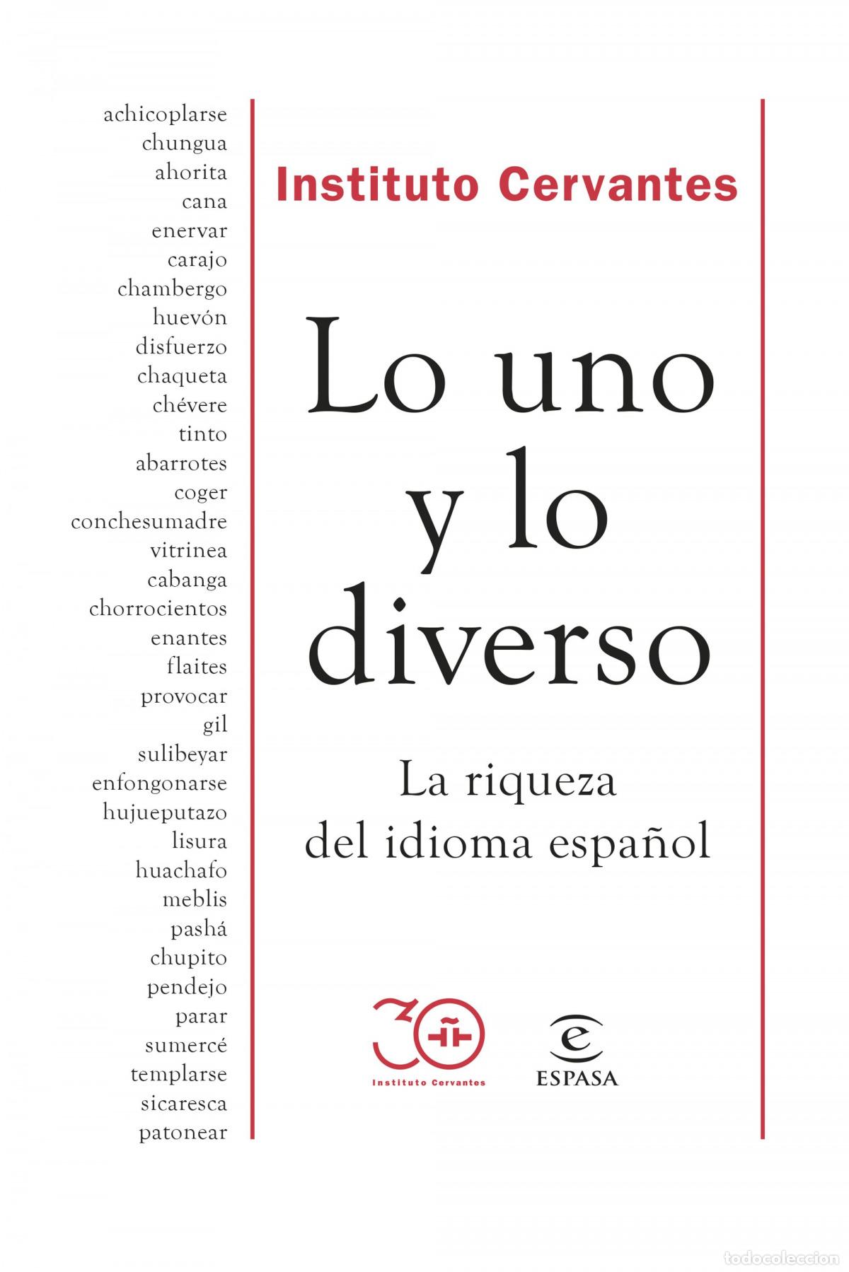 books: LO UNO Y LO DIVERSO - INSTITUTO CERVANTES