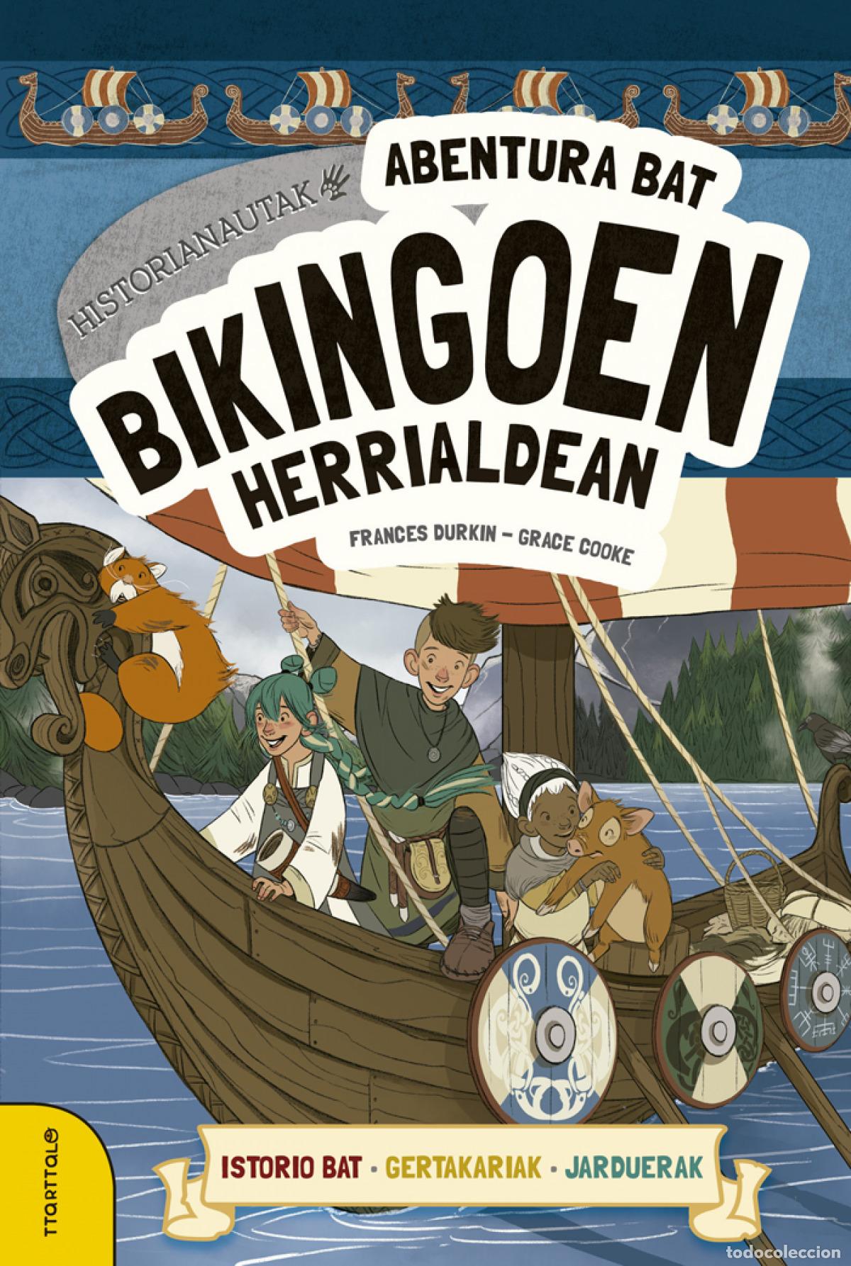 Libros: ABENTURA BAT BIKINGOEN HERRIALDEAN - Durkin, Frances