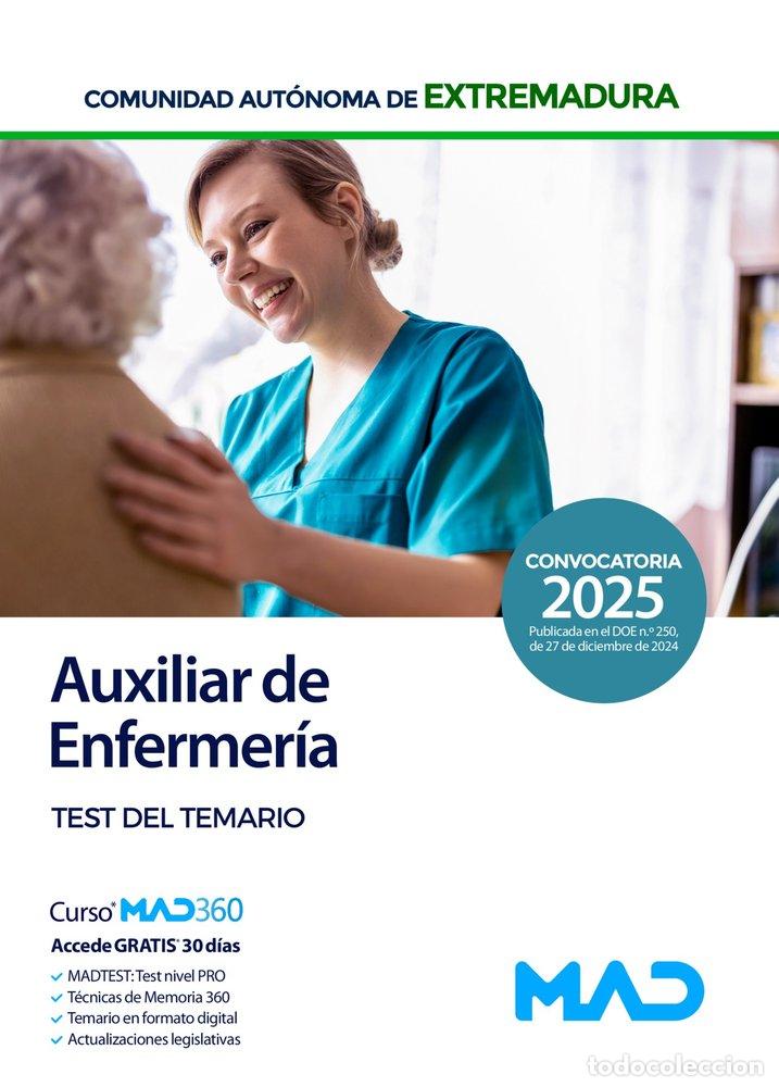 Livres: AUXILIAR DE ENFERMERIA TEST SES 2025 EXTREMADURA - AA.VV