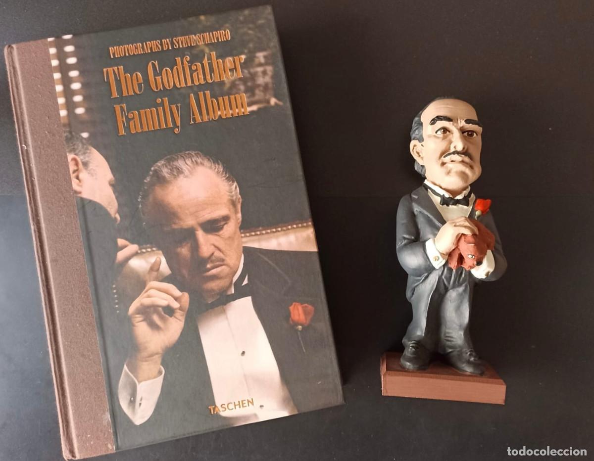 Libros: Libro + Figura THE GODFATHER the family album Libro en ingles + figura de resina