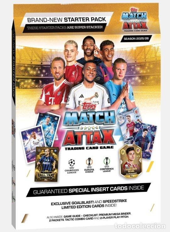 Libros: STARTER PACK CARTAS MATCH ATTAX UCL 25-26 - AA.VV