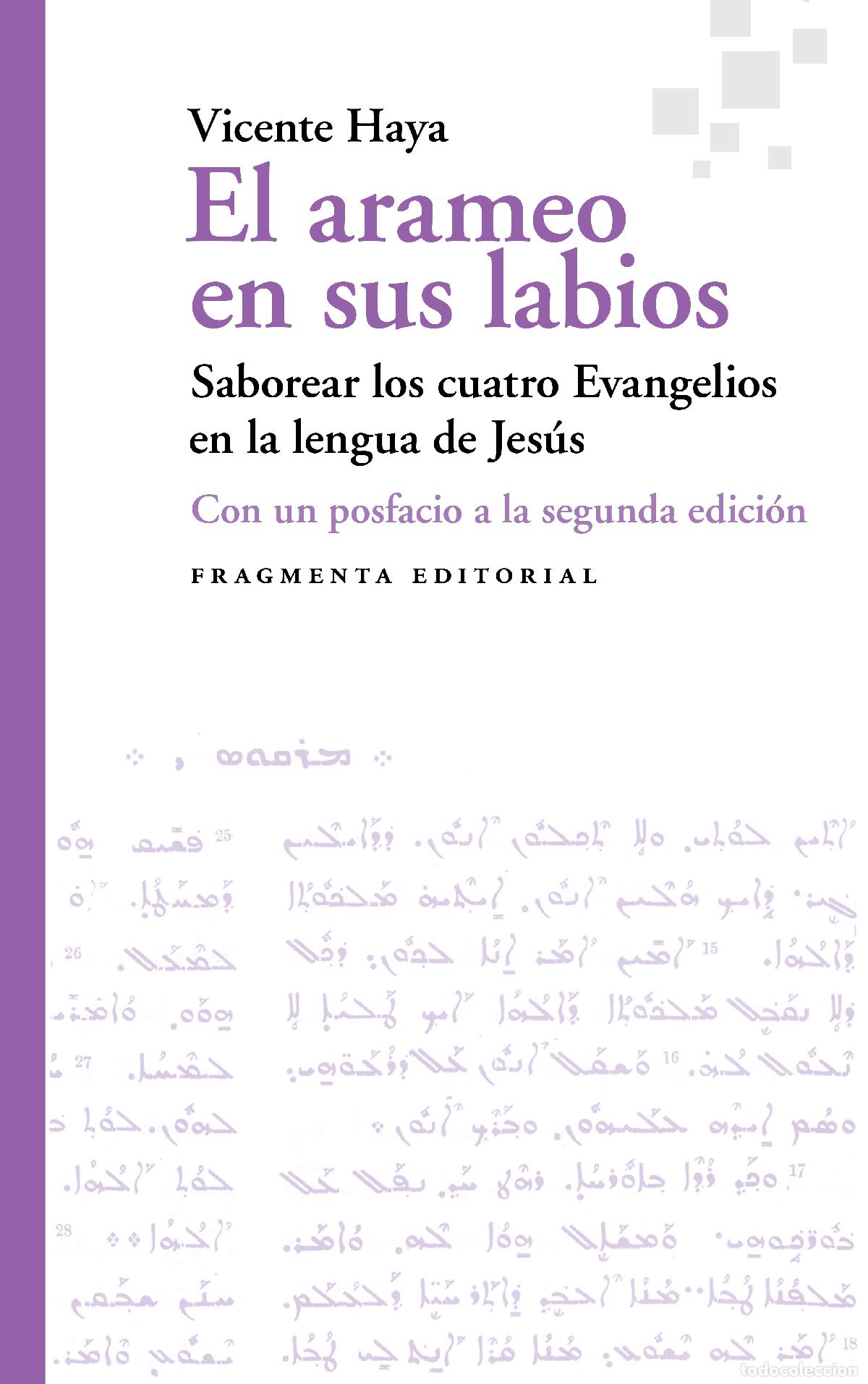 books: EL ARAMEO EN SUS LABIOS - HAYA, VICENTE