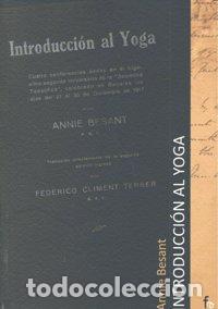 Livres: INTRODUCCION AL YOGA - BESANT, ANNIE