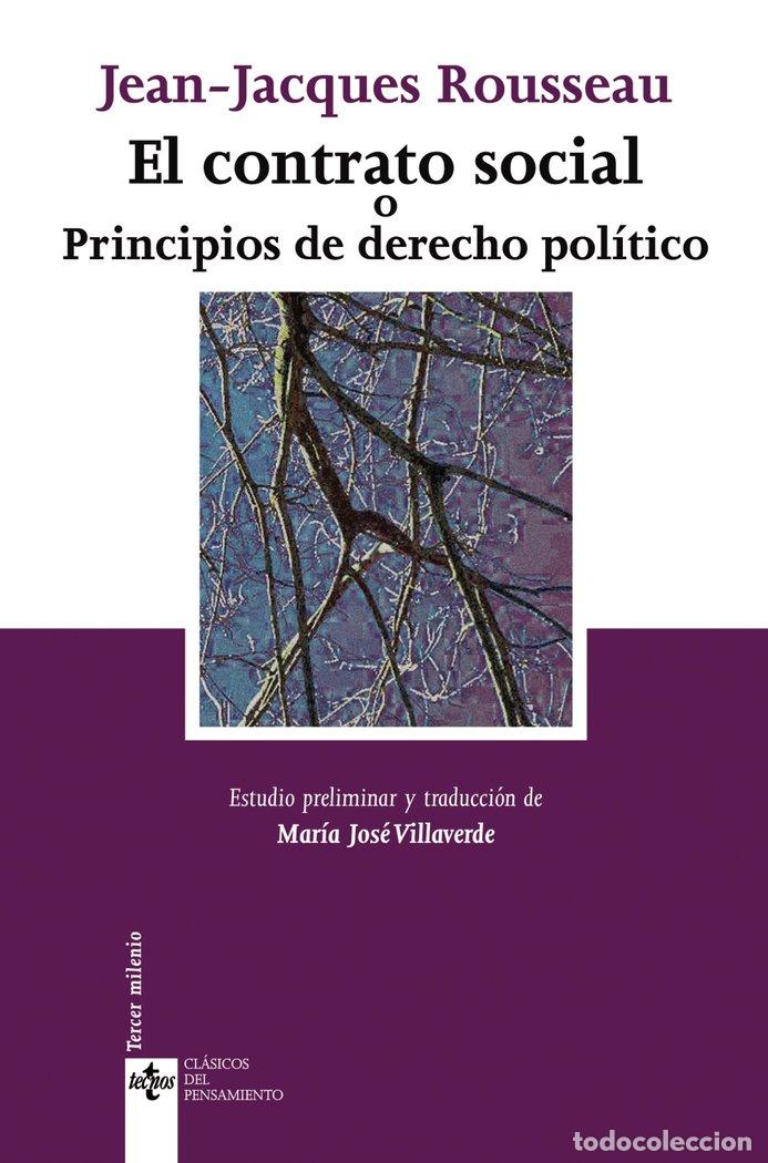 Libros: CONTRATO SOCIAL O PRINCIPIOS DE DERECHO POLITICO,EL - ROUSSEAU, JEAN JACQUES
