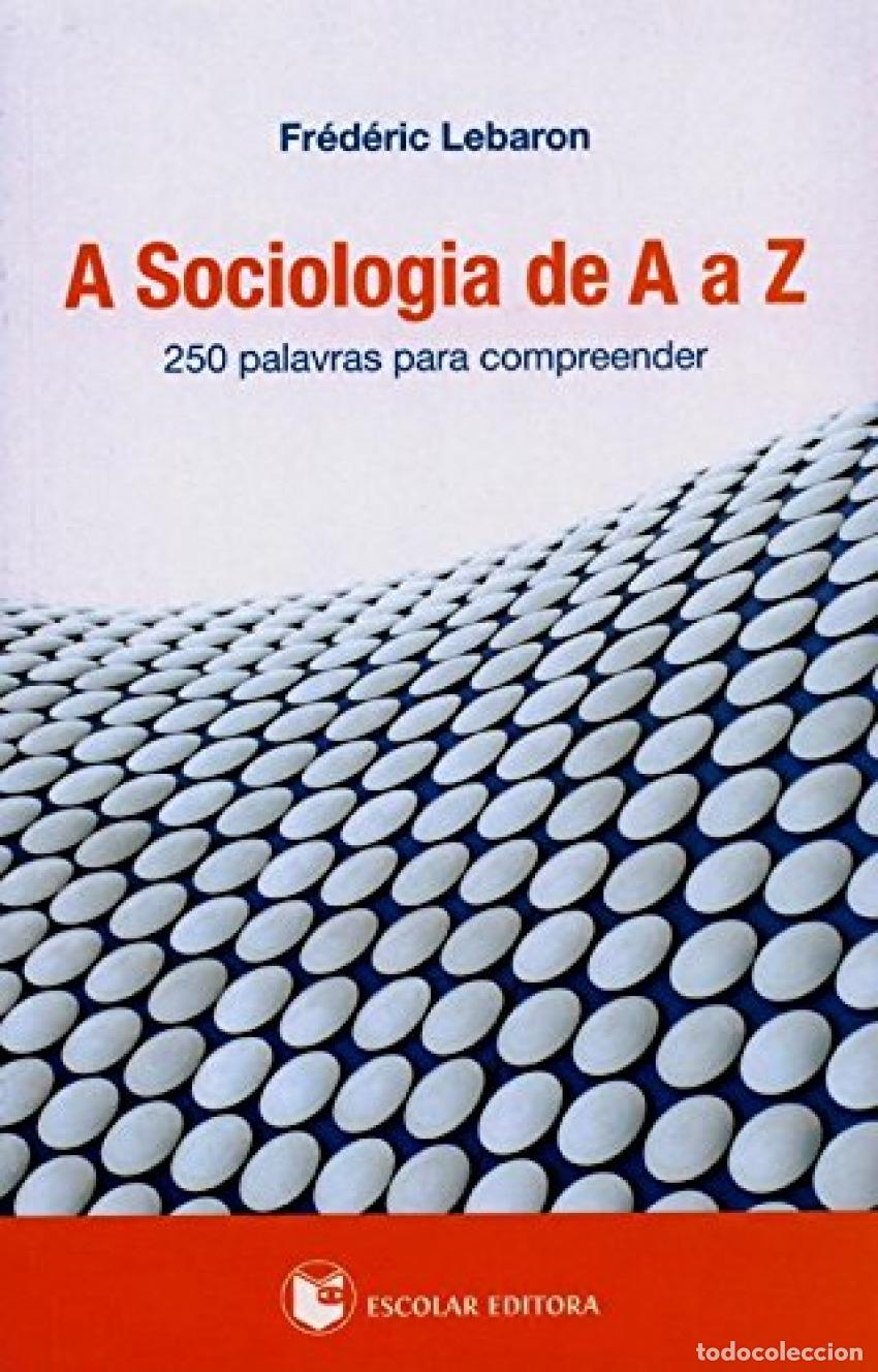 books: DICION&Aacute;RIO DE SOCIOLOGIA DE A A Z - Lebaron, Fr&eacute;d&eacute;ric