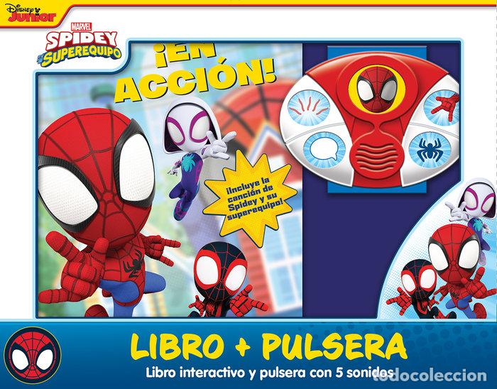 Libros: EN ACCION LIBRO INTERACTIVO Y PULSERA CON SONIDOS SPIDEY W - SPIDERMAN