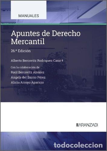 Libros: APUNTES DE DERECHO MERCANTIL - BERCOVITZ RODRIGUEZ-CANO, ALBERTO