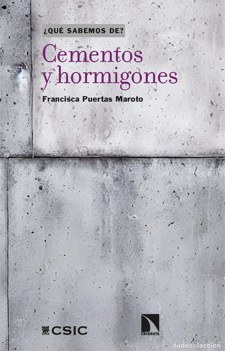 Libros: Cementos y hormigones - Puertas Maroto, Francisca