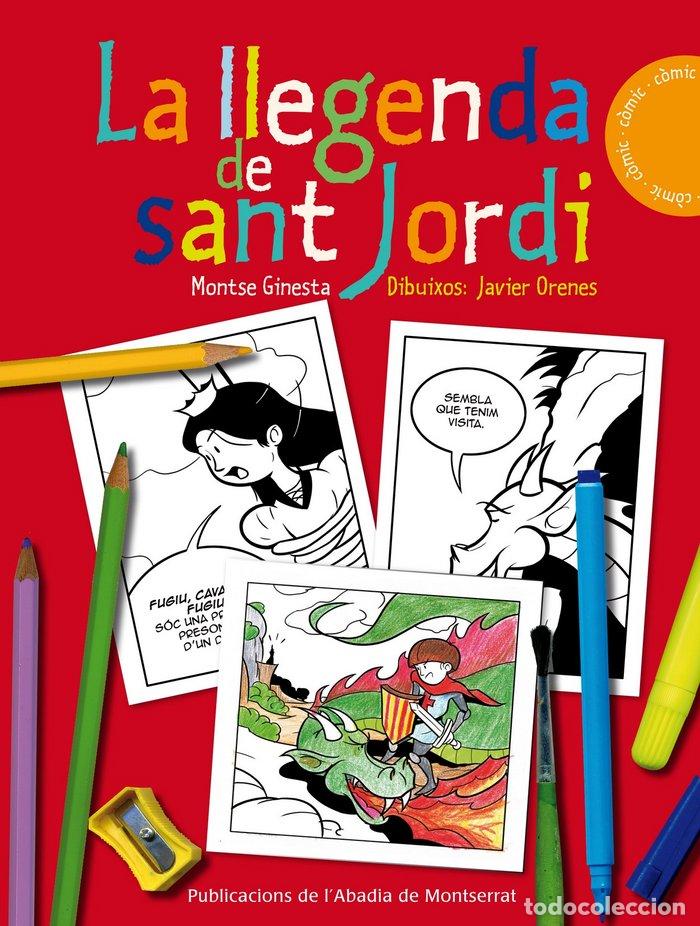 Libros: LLEGENDA DE SANT JORDI. QUADERN PER PINTAR,LA - GINESTA CLAVELL, MONTSERRAT