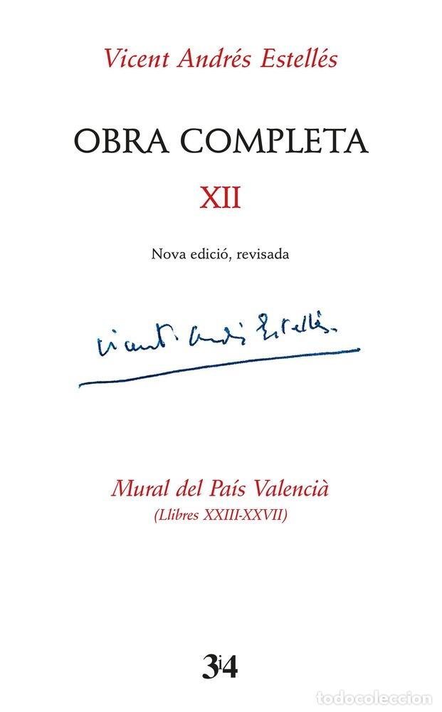 Livres: OBRA COMPLETA REVISADA VOLUM 12 - ANDRES ESTELLES, VICENT