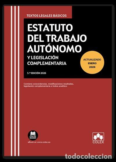 books: ESTATUTO DEL TRABAJO AUTONOMO Y LEGISLACION COMPLEMENT 5&ordf;ED - AA.VV