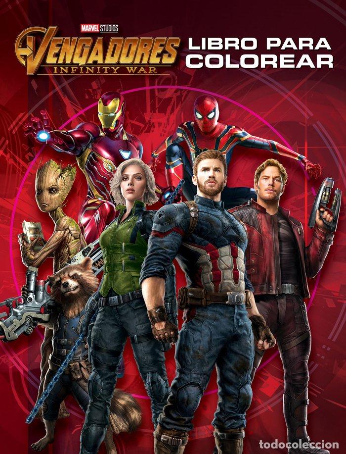 books: VENGADORES LIBRO PARA COLOREAR INFINITY WAR - MARVEL