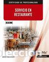 Livros: SERVICIO EN RESTAURANTE MF1052_2 - FLORES ALE, ADRIAN